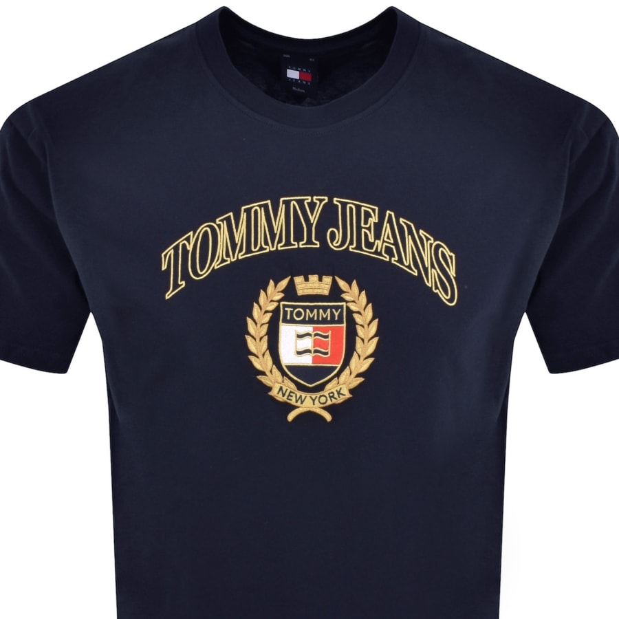 Tommy Jeans Gold Crest T Shirt Navy